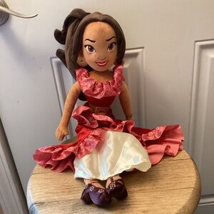 Disney Store Elena of Avalor Plush Doll Princess Plushie 20 in